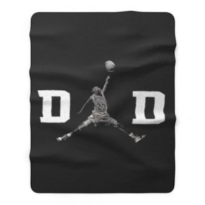 DAD Basket Ball Like Jordan Fleece Blanket