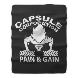 DBZ Vegeta Gym Vest Dragon Ball Fleece Blanket