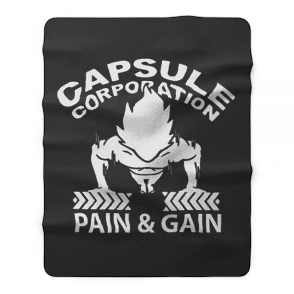 DBZ Vegeta Gym Vest Dragon Ball Fleece Blanket