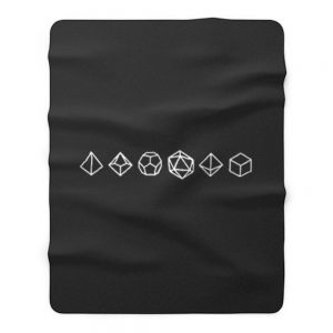 DD dice set Fleece Blanket