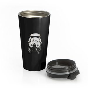 DJ Storm Trooper Parody Stainless Steel Travel Mug