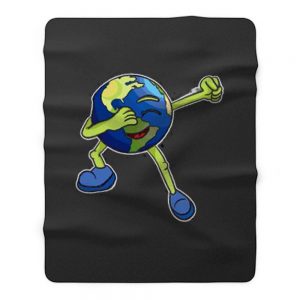 Dabbing Earth Fleece Blanket