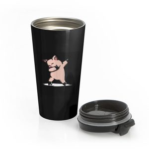 Dabbing Mini Pig Stainless Steel Travel Mug