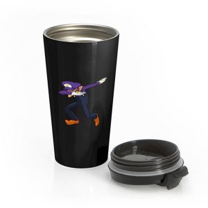 Dabbing Waluigi Stainless Steel Travel Mug