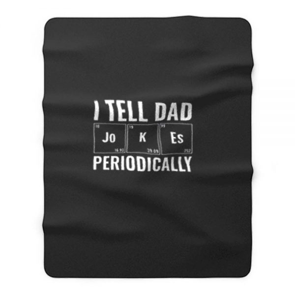 Dad Jokes Fleece Blanket