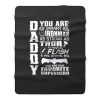 Daddy Superhero Fleece Blanket