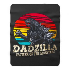 Dadzilla Father Of The Monsters 1 Fleece Blanket