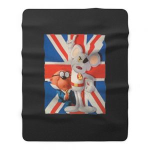 Danger Mouse British Cartoon Fleece Blanket