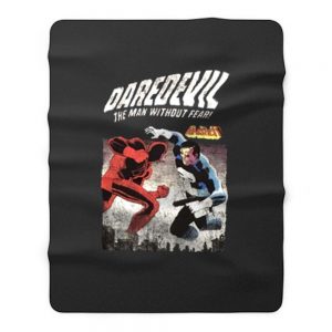 Daredevil Vs Punisher Marvel Comics Fleece Blanket