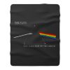 Dark Side Of The Rainbow Pink Floyd Band Fleece Blanket