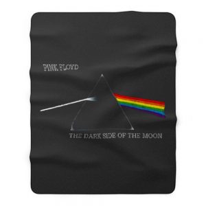 Dark Side Of The Rainbow Pink Floyd Band Fleece Blanket