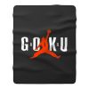 Dbz Goku Air Parody Fleece Blanket