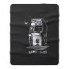 Dead Or Alive Skull Game Over Fleece Blanket