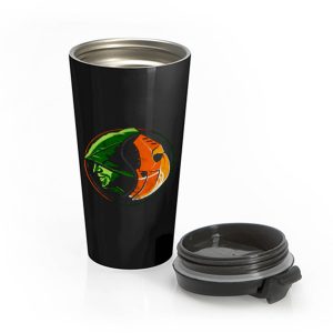 Deathstroke Arrow YinYang Stainless Steel Travel Mug