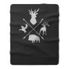 Deer Moose Waterfowl Boar Archery Fleece Blanket