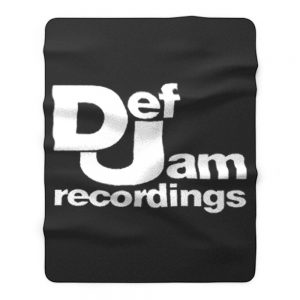 Def Jam Recordings Hip Hop Classic Music Fleece Blanket