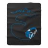 Detroit Headphones Fleece Blanket