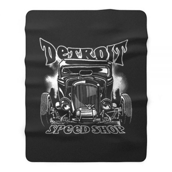 Detroit Speed Shop Deuce Coupe Fleece Blanket