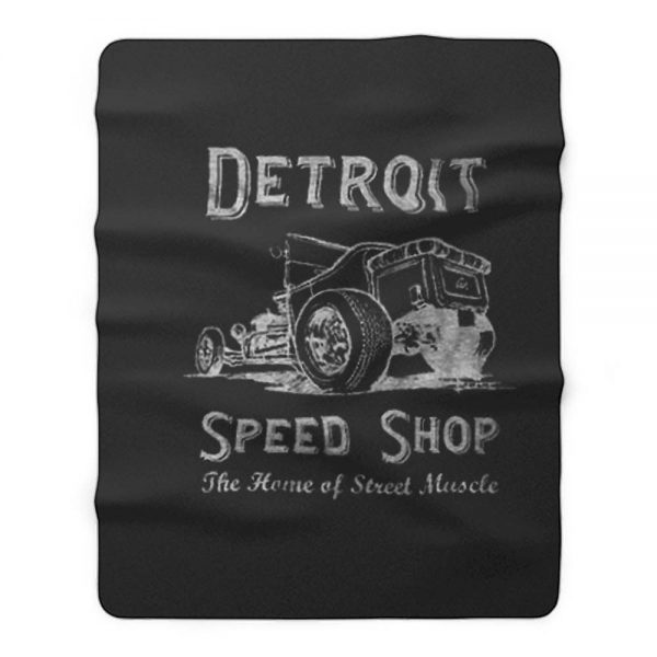 Detroit Speed Shop Tubber Fleece Blanket