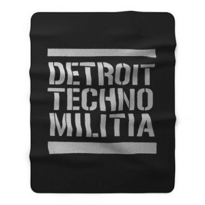 Detroit Techno Militia Fleece Blanket