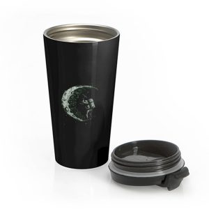 Digging The Moon Stainless Steel Travel Mug