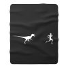 Dinosaur Running Fleece Blanket