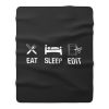 Director Eat Sleep Edit Fleece Blanket