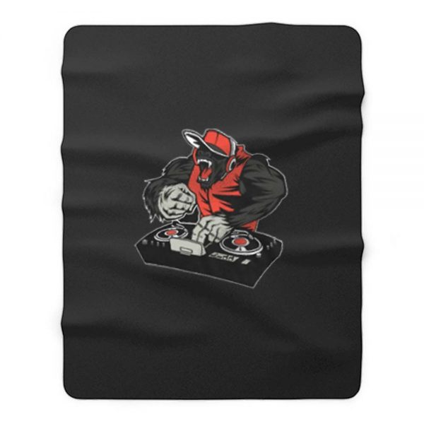 Dj Gorrila Fleece Blanket