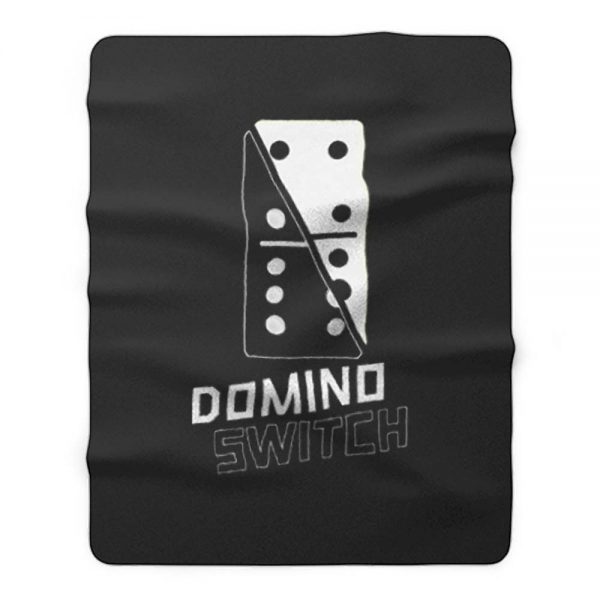 Domino Switch Dominoes Tiles Puzzler Game Fleece Blanket