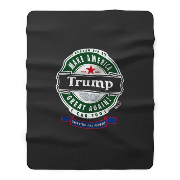 Donald Trump Fleece Blanket