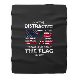 Dont Be Distracted Get Your Knee Fleece Blanket