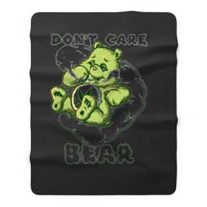 Dont Care Bear Fleece Blanket