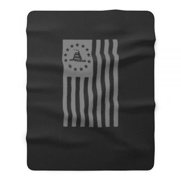 Dont Tread On Me Betsy Ross Flag Gadsden Fleece Blanket