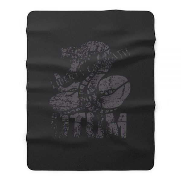 Dont Tread On Me Gadsden Snake Flag Political Fleece Blanket