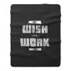 Dont Wish For It Work For It Fleece Blanket