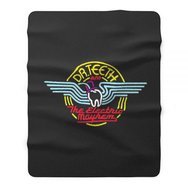 Dr Teeth Retro Fleece Blanket