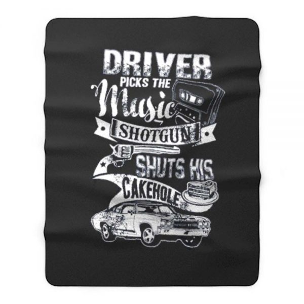 Driver Picks The Music Fleece Blanket