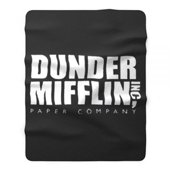 Dunder Mifflin Paper Inc Officetv Show Fleece Blanket