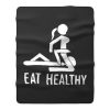 Eat Healthy adults Fleece Blanket