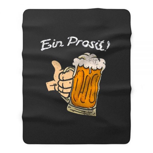 Ein Prosit Cheers Fleece Blanket