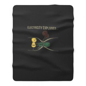 Electricity Explained Fleece Blanket