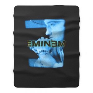 Eminem Blue Photo Poster Vintage Fleece Blanket