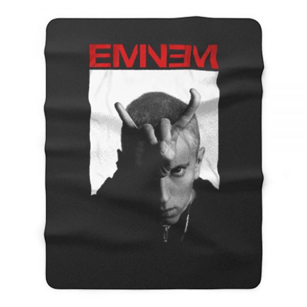 Eminem Rap Devil Rao God Eminem Rapper Fleece Blanket