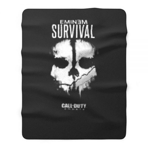 Eminem Survival Call Of Duty Rap Game Fleece Blanket