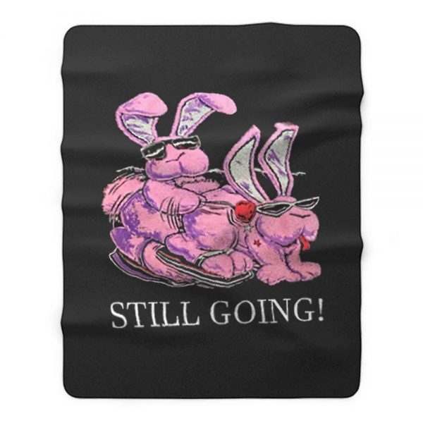 Energizer Bunny Rabbit Battery Fleece Blanket