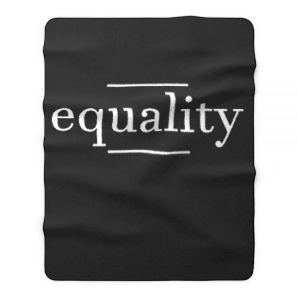 Equality Black Resistance History Fleece Blanket