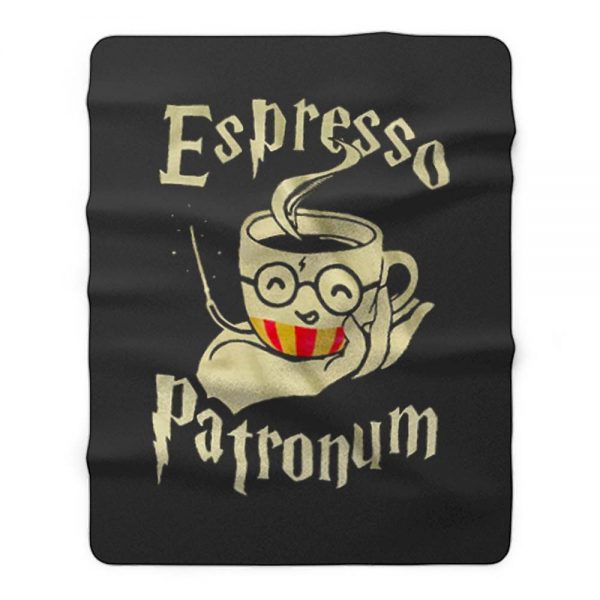 Espresso Patronum Parody Funny Fleece Blanket