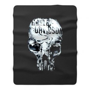 Eternal Freedom Skull Fleece Blanket