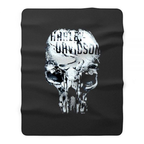 Eternal Freedom Skull Fleece Blanket