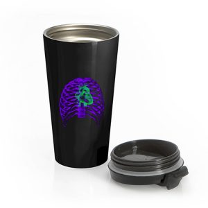 Exposed Heart Stainless Steel Travel Mug